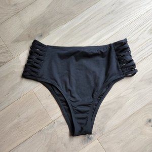 L Space swim high waste bottoms size medium